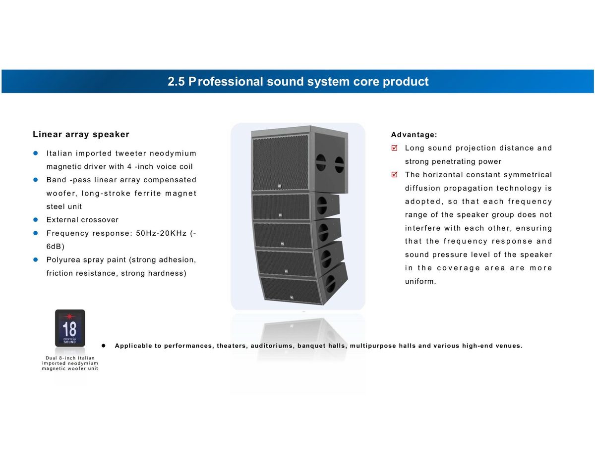 Linear Array Speaker